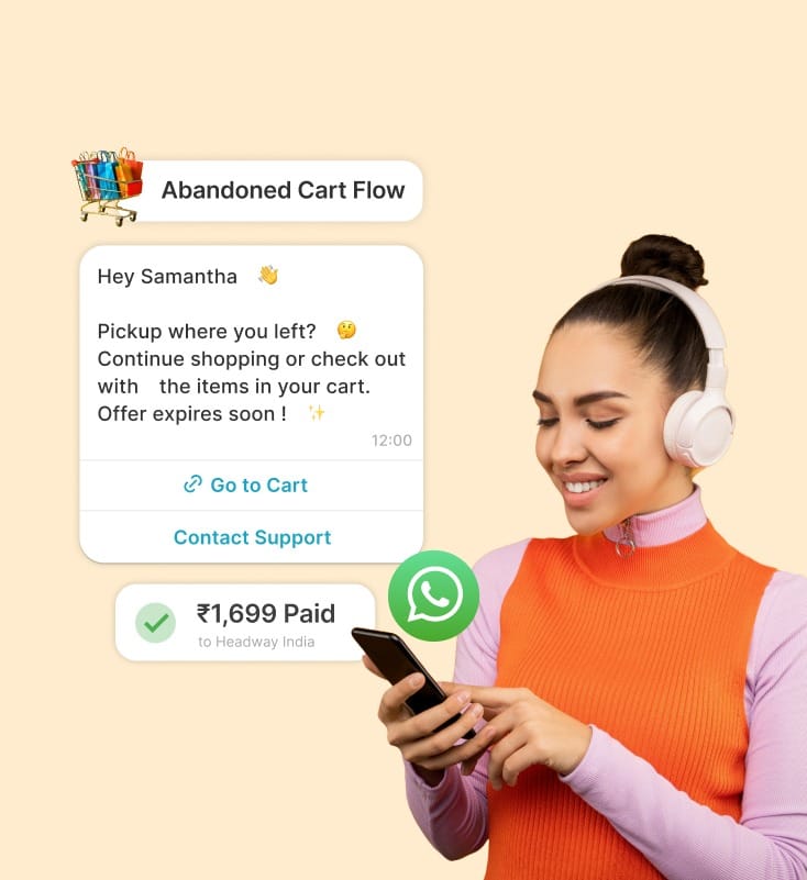 CTA based WhatsApp notifications