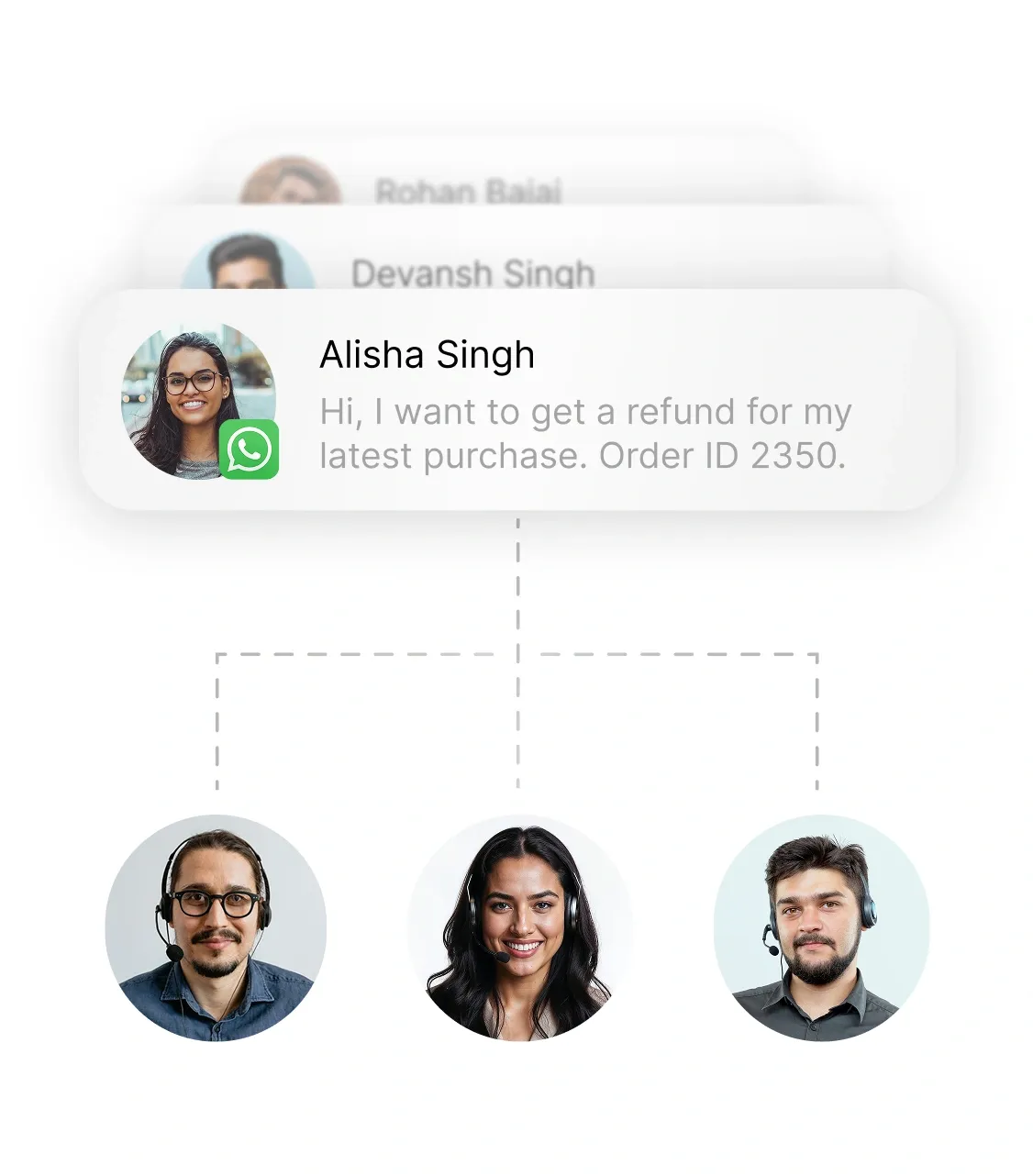 WhatsApp for customer support